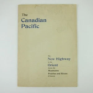 Canadian Pacific Railway Tour Book Canada Mountains Prairies Rivers Antique 1900 - Picture 1 of 16