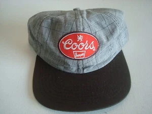 COORS BEER USA MADE   00S GOLF BEACH SNAPBACK HAT CAP VINTAGE R3 - Picture 1 of 5
