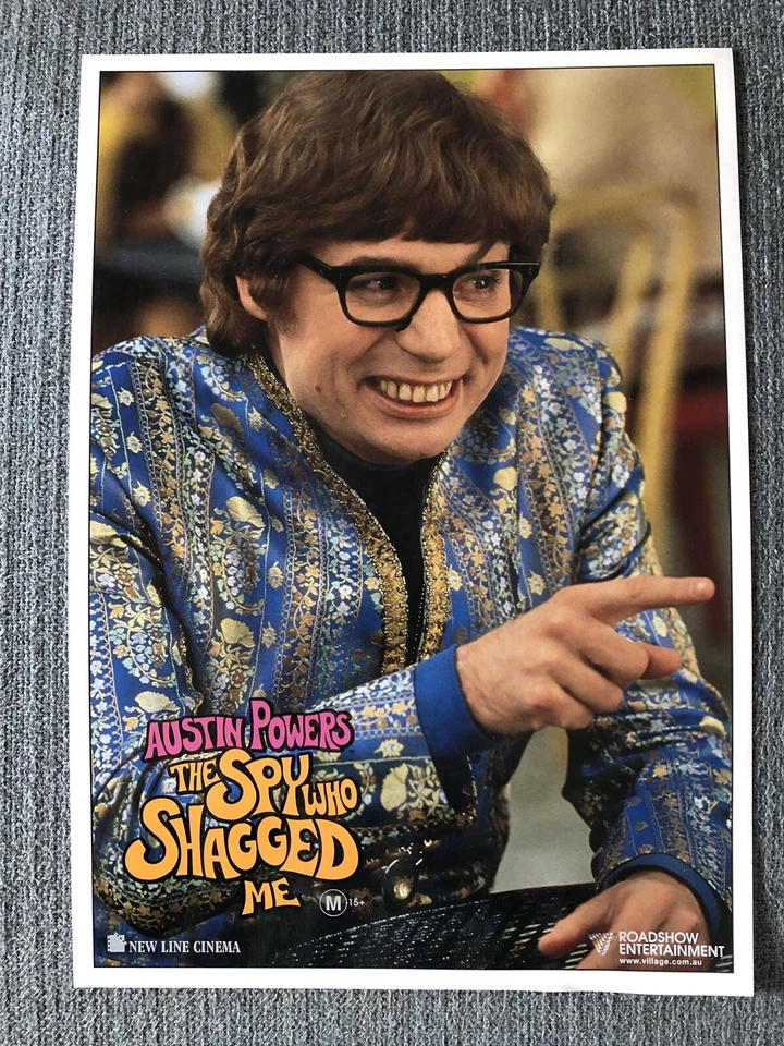 Austin Powers / The Spy Who Shagged Me NEW RARE Lobby Cards VHS Mike Myers 1999 - image 1 of 4