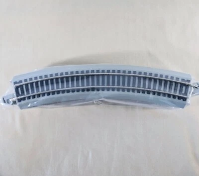 6 Bachmann E-Z Track HO Scale 9" Curved Nickel Silver Gray Roadbed 92124A NEW - Image 1 of 4