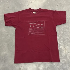 Vintage Memphis Recording Service Musik Band Tee Y2K Boxy Fit T-Shirt Grafik - Bild 1 von 4