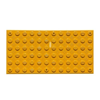 Almohadillas de advertencia ADA Sandbaggy 1' x 2' - cúpulas truncadas amarillas para montaje en superficie Foto 1 de 4