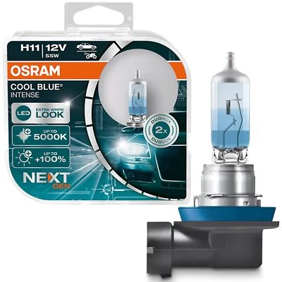 OSRAM H11 Cool Blue Intense 64211CBN-HCB Next Generation Xenon Optik 5000K Duo - Bild 1 von 4