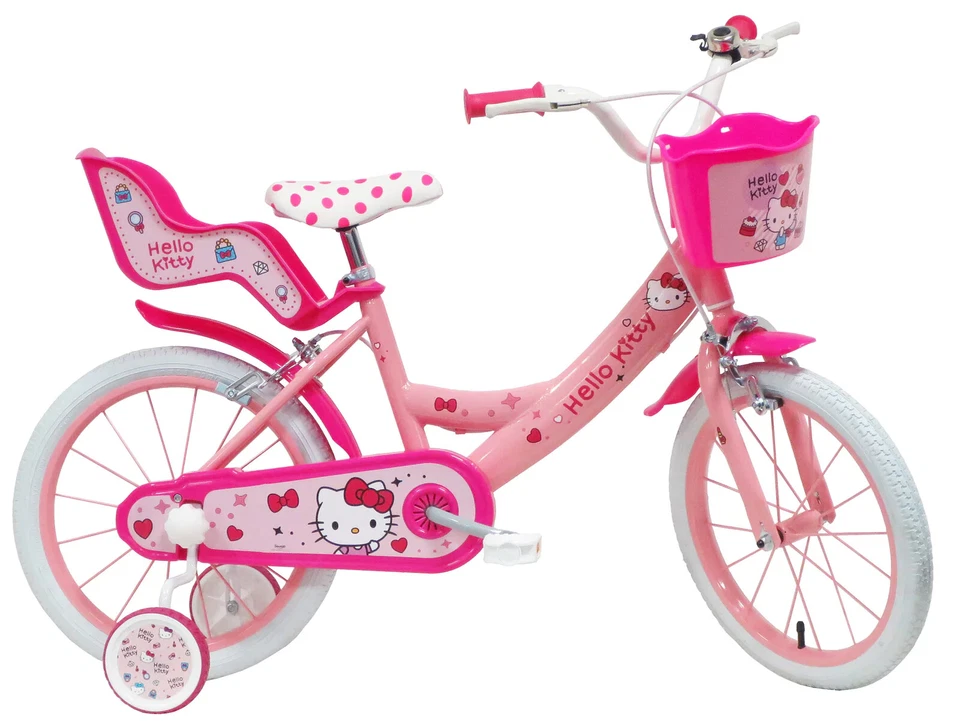 BICI BICICLETTA BAMBINA BIMBA DINO BIKES HELLO KITTY NUOVO MODELLO 16" - Immagine 1 di 1