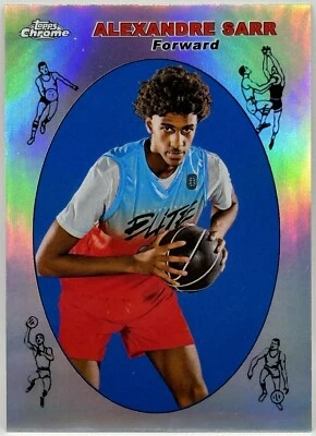 2021-22 Topps Chrome OTE Overtime Elite 1969 Topps #69TB-17 Alexandre Sarr - Image 1 of 2