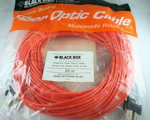 EFN110-020M-SCSC CABLE CAJA NEGRA FIBRA ÓPTICA Foto 1 de 1