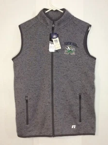 Notre Dame Fighting Irish - Russell Vest Medium (38-40) Grey - NEW - Picture 1 of 4