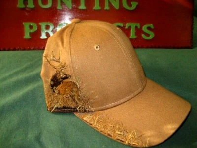 DRI-DUCK WILDLIFE ELK   6 PANEL  STRUCTURED FRONT- EMBOIDERED  NATURE SCENE - Image 1 of 4