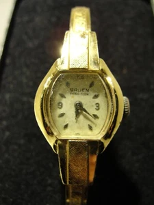 RELOJ BRAZALETE VINTAGE SEÑORA GRUEN, 17 JOYAS VIENTO MANUAL, BUEN ESTADO - Imagen 1 de 4