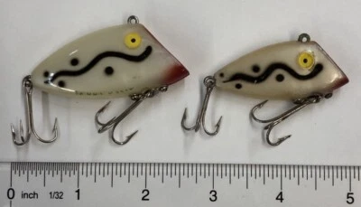 2 Swimming Minnow Fishing Lures Old Fishing Lures #M60 - Image 1 of 2