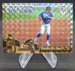 2021 Panini Mosaic Francisco Lindor Field Vision Mosaic Prizm #FV12 NY Mets - Picture 1 of 2