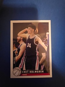 CHET HOLMGREN FIRST Card 2022 TOPPS DOG PACK #21 THUNDER SSP GONZAGA FREE SHIP