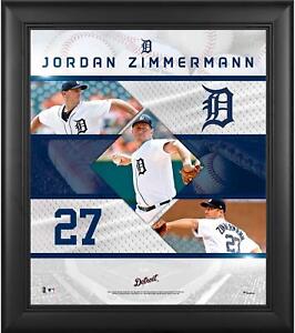 Jordan Zimmerman Detroit Tigers Framed 15x17 Stitched Stars Collage
