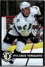 Zack Torquato 2014-15 Wheeling Nailers