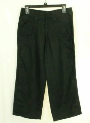 Pantalones chinos capri negros Mexx para mujer talla 4 Foto 1 de 4