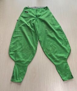 Nikkapokka Tobishoku Work pants Size/30inch L Size Green Ninjya Style F/S