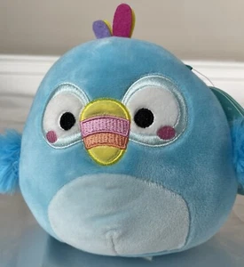 Peluche peluche Squishmallow Mariana 5” Claire’s esclusivo uccellino tucano blu - Foto 1 di 6