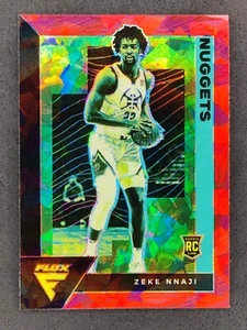 2020-21 Panini Flux ZEKE NNAJI Rookie Red Cracked Ice #247 Denver Nuggets RC - Picture 1 of 2