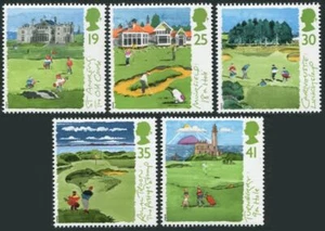Great Britain 1567-1571, MNH. Mi 1522-1526. Edinburgh Golfers, 250th Ann. 1994. - Picture 1 of 1