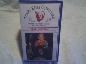 TERRY NEELY OUTFITTING BLACK BEAR HUNTING VHS TAPE,Bow,Benito Manitoba Canada - Picture 1 of 5