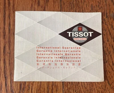 Reloj Tissot Original Vintage Años 70 Libro Garantía Internacional Suiza Foto 1 de 4
