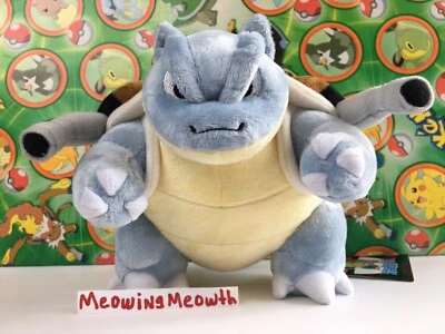 Pokemon Center Japão Pelúcia BLASTOISE 2016 Boneco Pokedoll Brinquedo de Pelúcia Vendedor dos EUA - Imagem 1 de 4