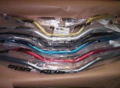 MANUBRIO PIEGA ALTA PBR D.22 NERO ORO SILVER FUME BLU ROSSO - Imagen 1 de 2