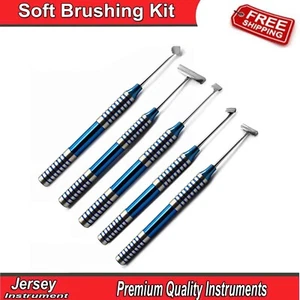 Surgical Soft Brushing Kit Dental Implant Surgery Lingual Tissue Flap Instrument - Picture 1 of 5