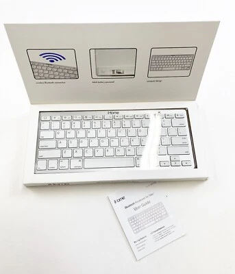 iHome Wireless Bluetooth Keyboard for MAC in Silver - Image 1 of 4