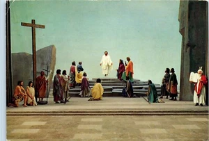 Gioco della passione 1970 Oberammergau, Germania. Cartolina Ascensione di Cristo - Foto 1 di 2