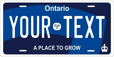 Ontario 2019 Canada License Plate Personalized Car Bike Motorcycle - Image 1 of 2