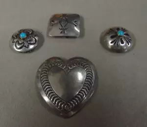Four Different Design Handmade Button Covers + - Picture 1 of 4