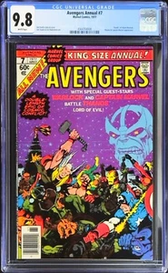 Avengers Annual 7 CGC 9.8 White 1st Appearance 1977 Marvel Comics King-Size KEY - Picture 1 of 6