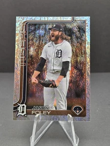 Jason Foley - 2025 Topps Series 2 Baseball Sand Glitter Parallel #410 Tigers - Picture 1 of 2