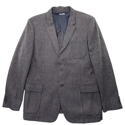 Abrigo deportivo Merona para hombre XL calce ajustado marrón espiga 100 % algodón forro parcial Foto 1 de 4