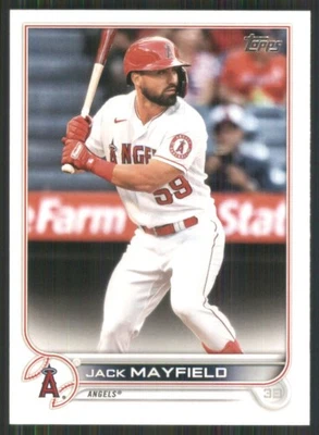 2022 Topps #614 Jack Mayfield Los Angeles Angels 50482 - Image 1 of 2