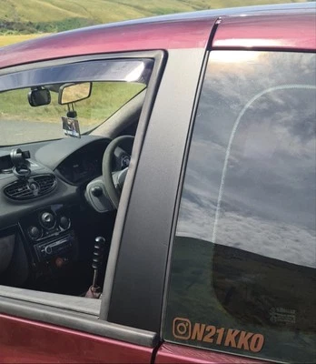 Mk3 Renault Clio Pilar B Repuesto Envolturas Vinilo 3 PUERTAS Foto 1 de 3