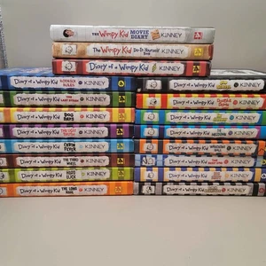 Diary of a Wimpy Kid Volumes 1-17 Hardcover Jeff Kinney + DIY Book + Movie Diary - Picture 1 of 21