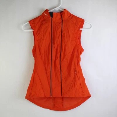 Rapha Women's XXS Cycling Gilet Vest Orange Nylon Biking - Image 1 of 4