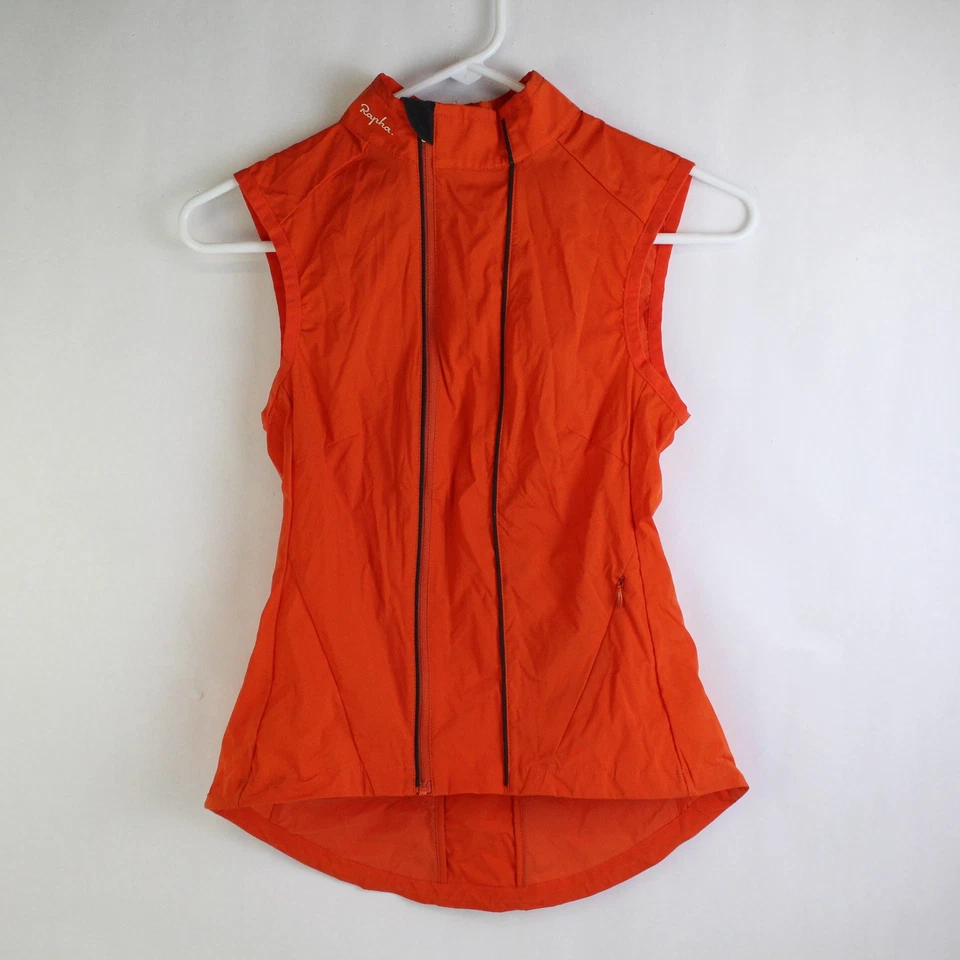 Rapha Women's XXS Cycling Gilet Vest Orange Nylon Biking - Image 1 of 4
