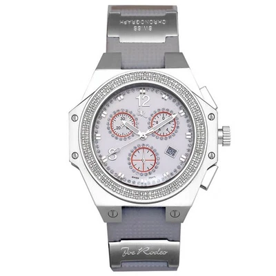 Men's Stainless Steel Diamond Watch | Joe Rodeo Shapiro 48 mm - Image 1 of 4