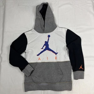 Nike Jordan Air Boys Jump Man Hoodie Sweatshirt Size Large - Picture 1 of 8