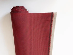 NEW for PORSCHE Pepita Seating Fabric Car Upholstery Black/Red Houndstooth - Picture 1 of 3