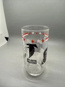VINTAGE ATLANTA FALCONS DR. PEPPER McDONALD'S 1980's COLLECTOR GLASS Dirty Birds - Picture 1 of 8
