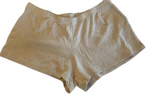 Brandy Melville & John Galt Damen rosa & weiß Emery Shorts Einheitsgröße in einwandfreiem Zustand - Bild 1 von 9