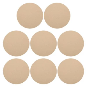 8 Pack 9.8" 250mm Diameter Ceramic Drying Slab, 6mm 15/64" Thick, Brown - Picture 1 of 7