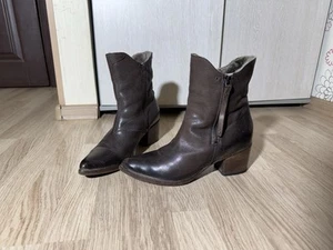 Moma Leather High Boots Size 40 - Picture 1 of 21