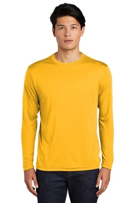 Camiseta de competidor Sport-Tek para hombre manga larga que absorbe la humedad Dri-Fit ST350LS Foto 1 de 3
