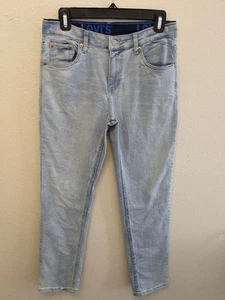 Levi's 502 Herren 28x30 Regular Taper Jeans 16R Hellblau Denim Stretch - Bild 1 von 8
