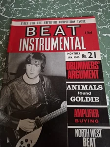 BEAT INSTRUMENTAL Magazine #21 JANUARY 1965 Stones Beatles Animals Fabulous Nme - Picture 1 of 7